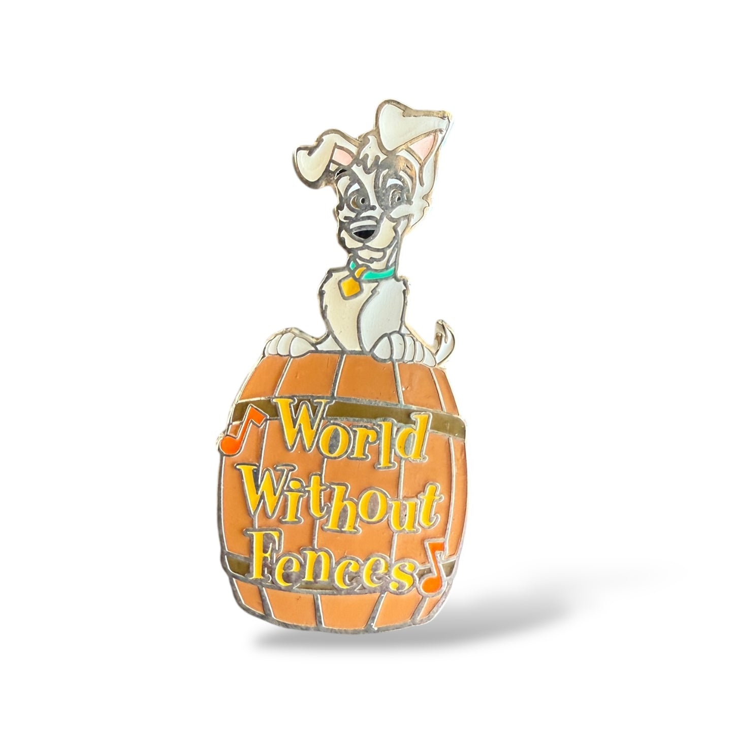 Disney Store Magical Musical Moments World Without Fences Pin