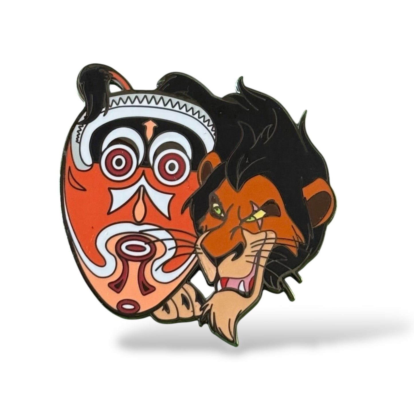 Disney Parks Disneyana 2000 Small World Series And a World of Fears Scar Pin