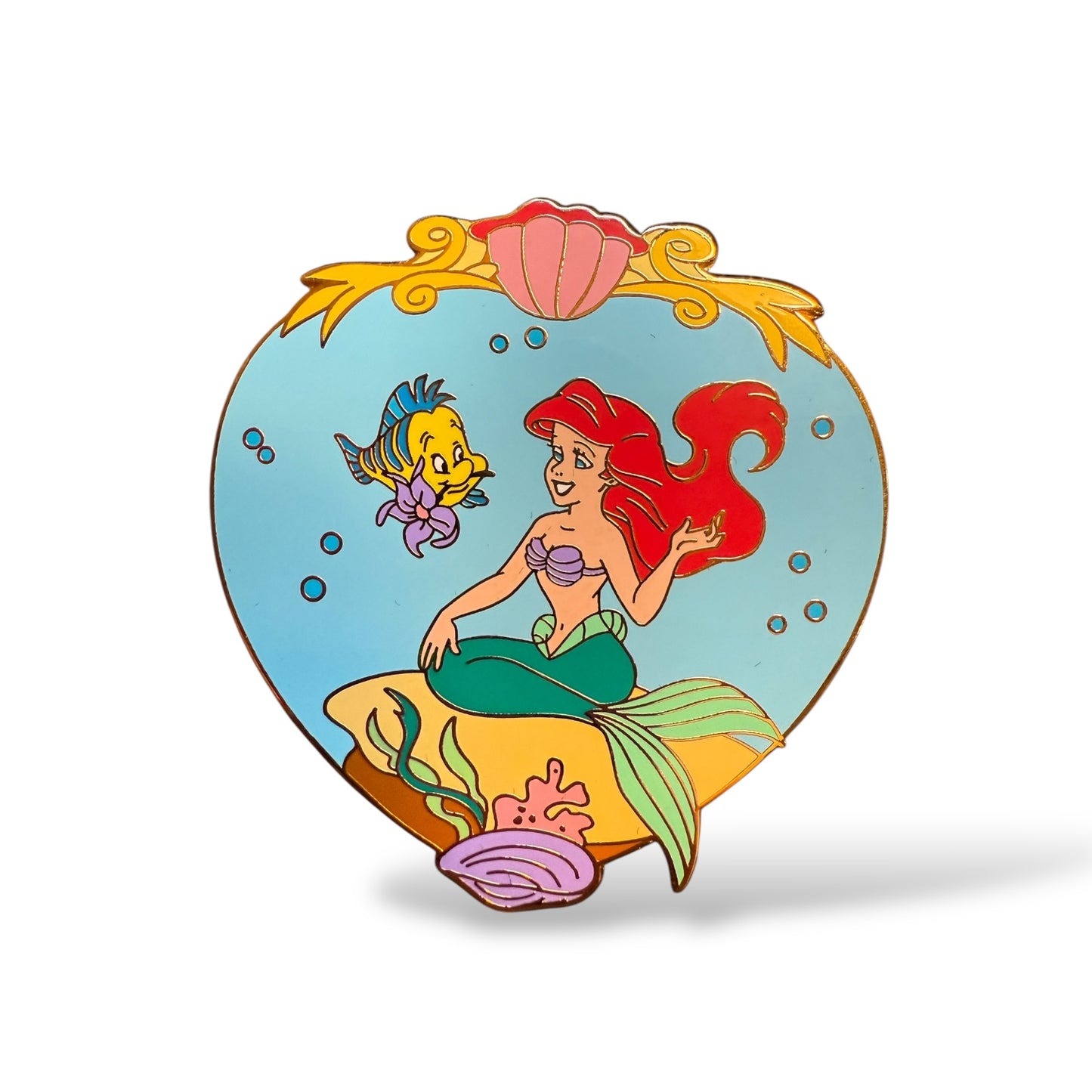 Disney Auctions Ariel and Flounder Pin