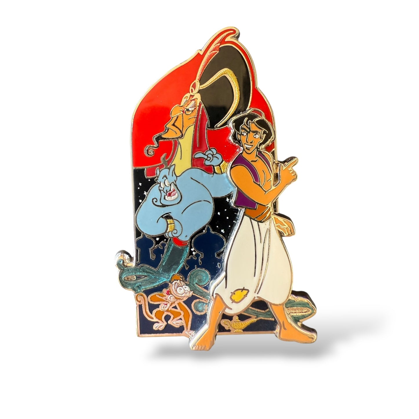 Disney Parks Aladdin, Abu, Genie, and Jafar Pin