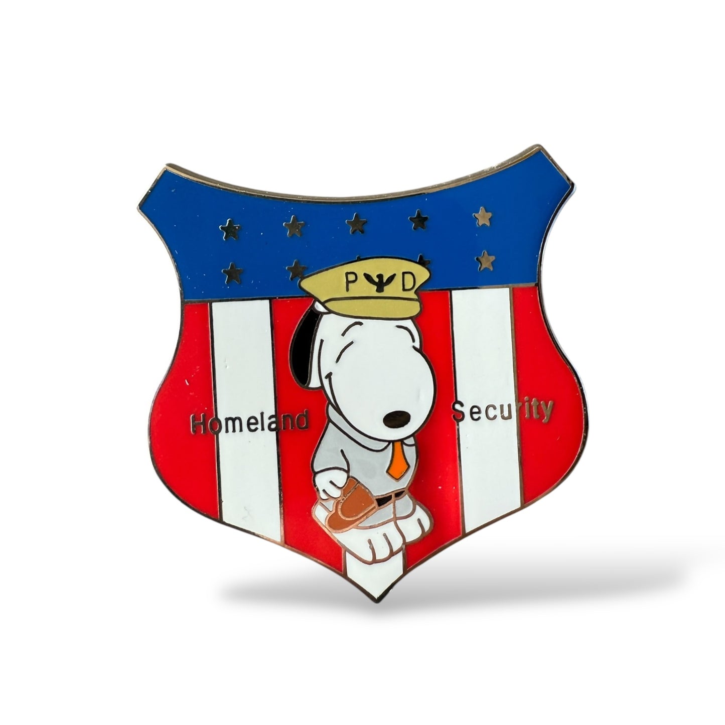 Peanuts Snoopy Homeland Security Pin