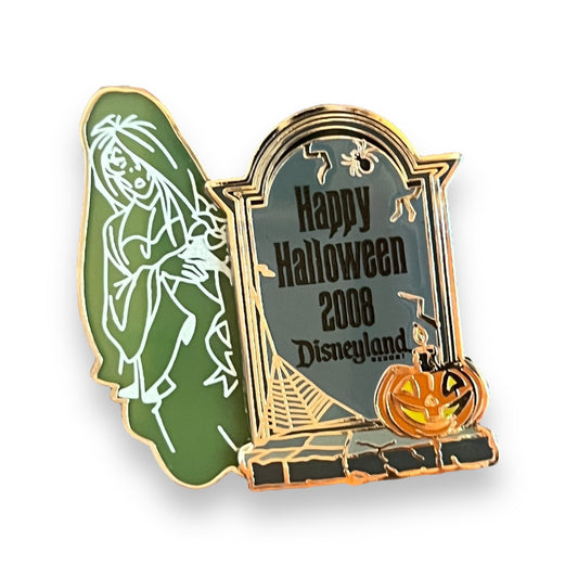 DLR Happy Halloween 2008 Haunted Mansion Tombstone Little Leota Pin