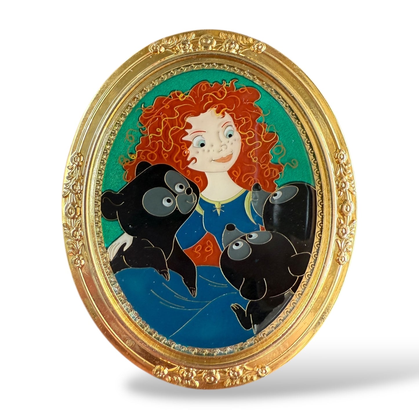 WDI Princess Gold Frame Merida Pin