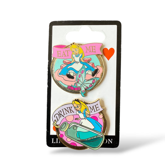 DLR Alice in Wonderland Eat Me, Drink Me Pin