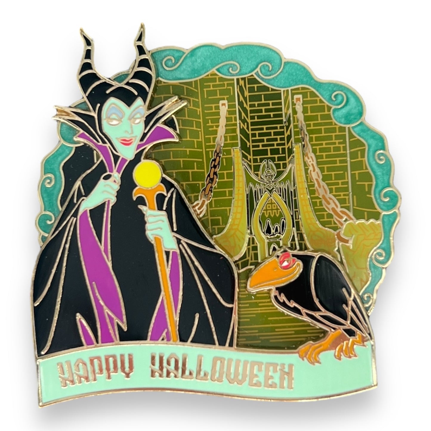 WDW Halloween Villains Lair Maleficent Pin