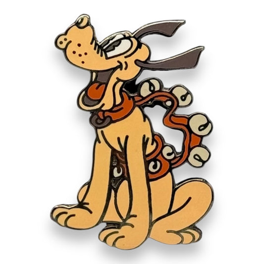 Disney Gallery Magical Moments Season's Greetings Pluto from Mickey's Orchestra Pin