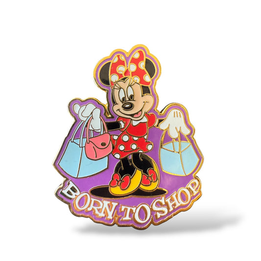 WDW Minnie Mouse Born to Shop Pin