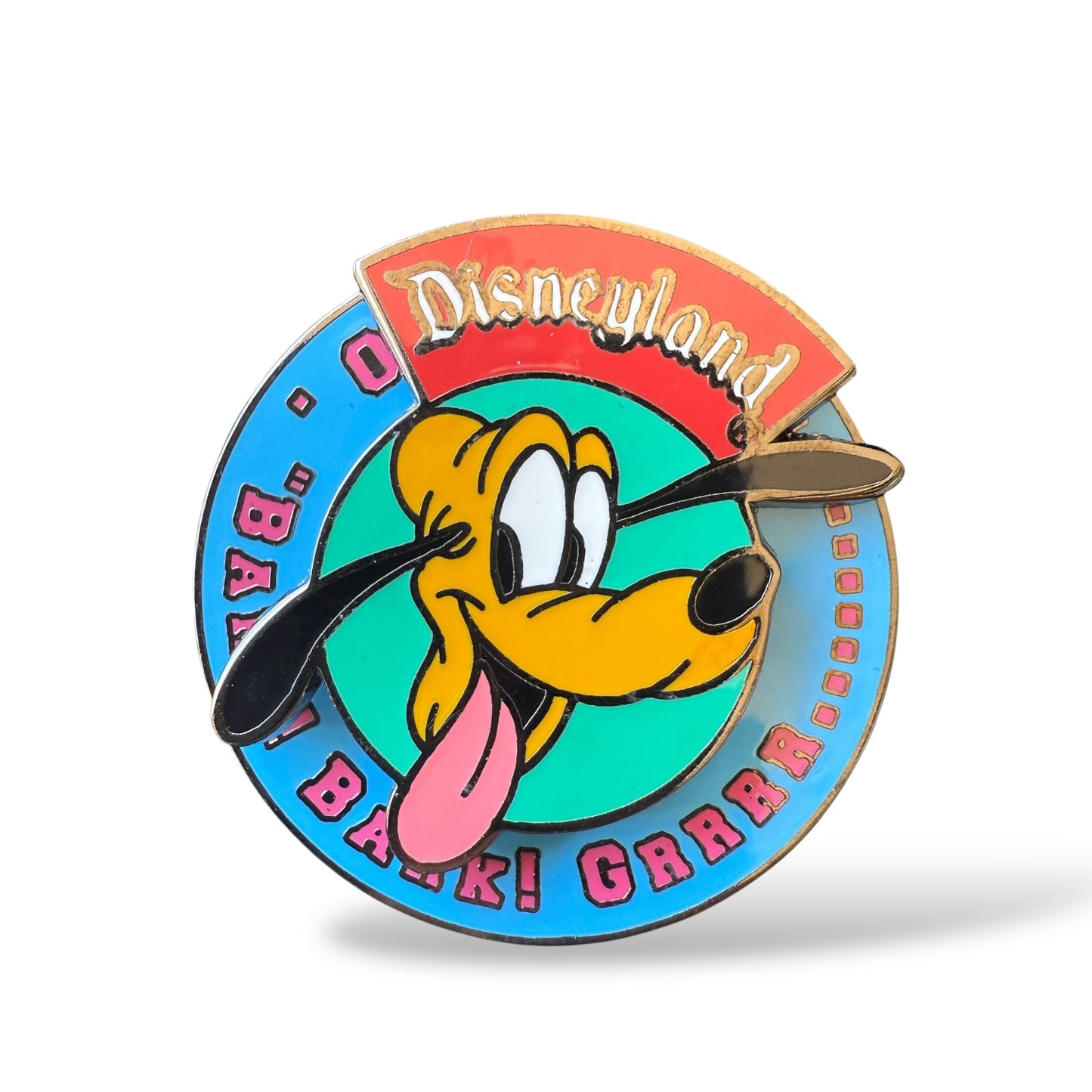 DLR Pluto Spinner Bark! Bark! Grrrr Pin