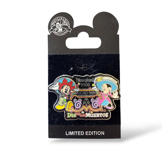 DLR Dia De Los Muertos 2008 Mickey and Minnie Mouse Pin