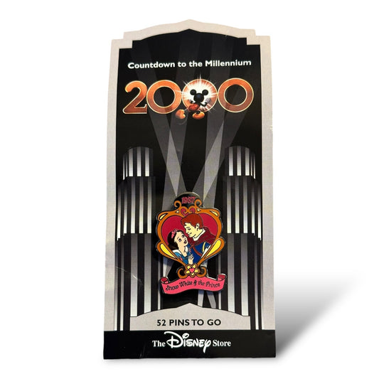Disney Store Countdown To The Millennium Snow White and Prince Pin