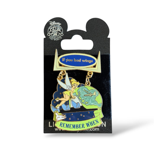 WDW White Glove Remember When Tinker Bell If You Had Wings Pin
