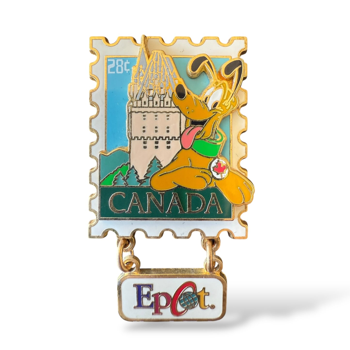 WDW EPCOT Stamp Pluto Canada Pin