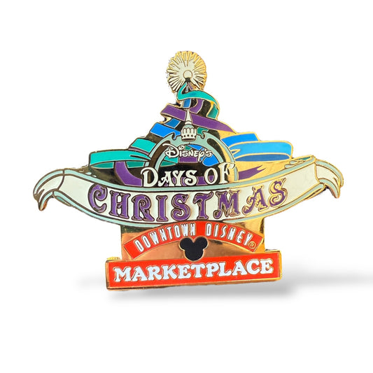 WDW Pluto's Pin Pursuit Downtown Disney Marketplace 26th Anniversary Days of Christmas Pin