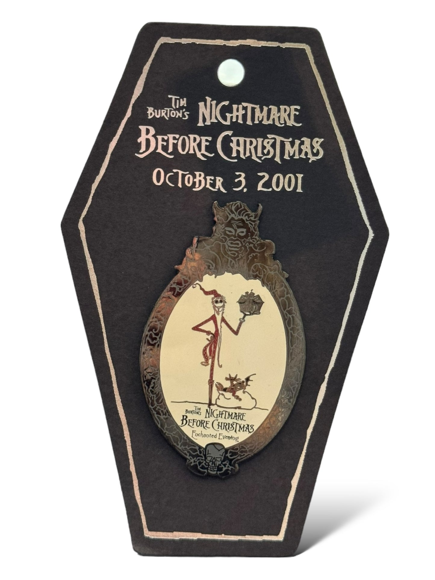 DLR Nightmare Before Christmas Event Jack Skellington Sandy Claws Logo Pin