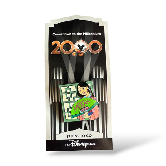 Disney Store Countdown To The Millennium Mulan 1998 Pin