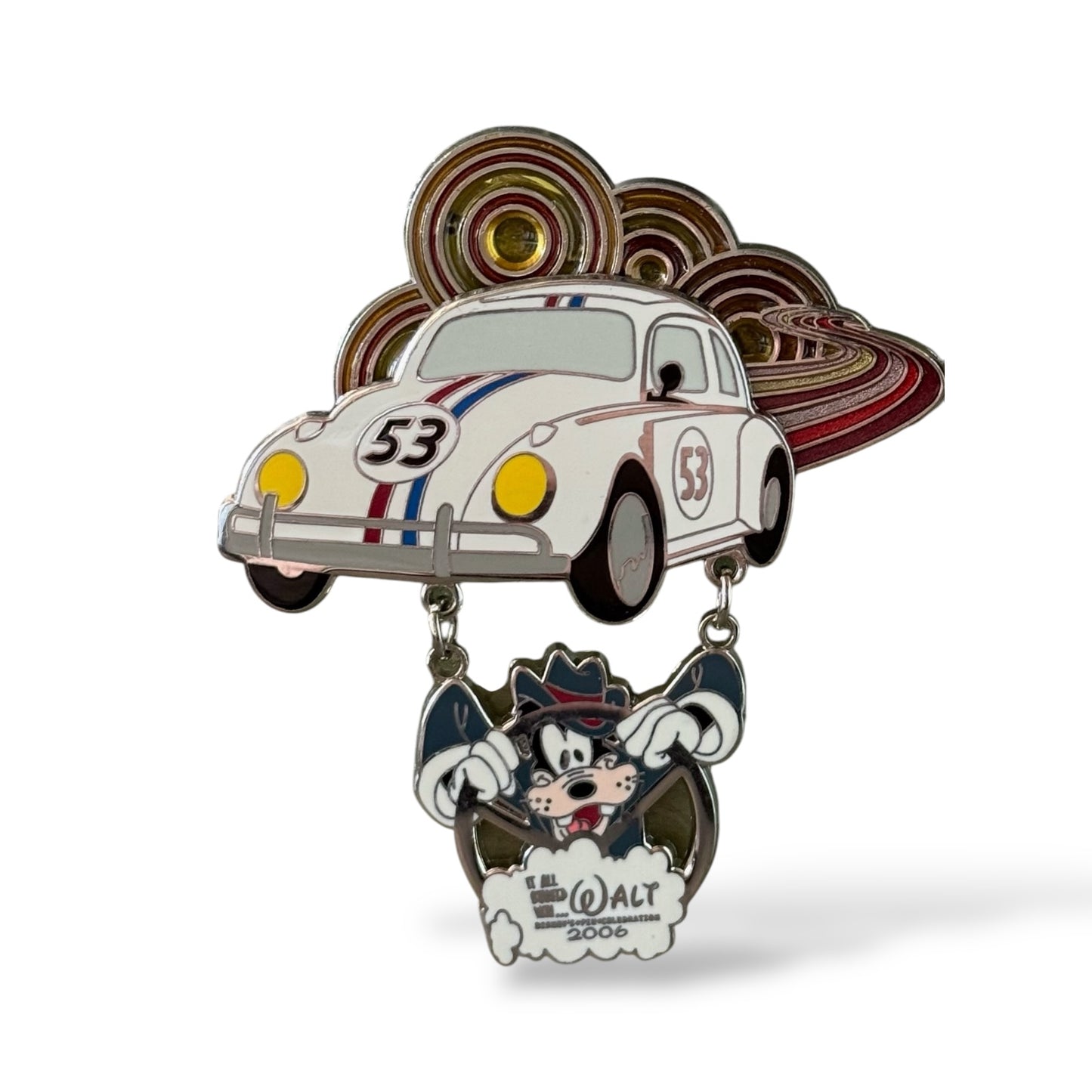 WDW It All Started With Walt Film and Television Goofy and Herbie Pin