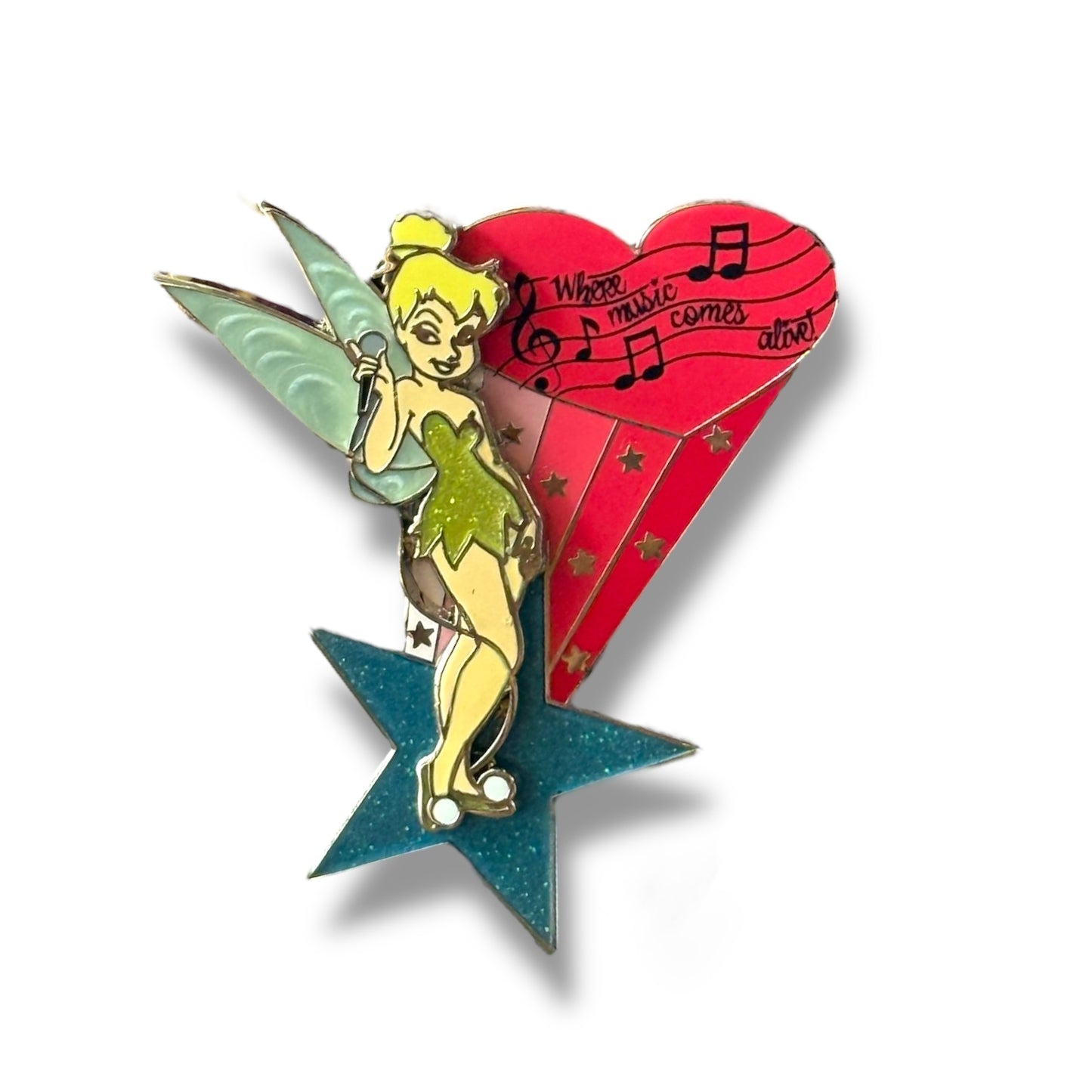 DLR Mickey's Pin Festival of Dreams Music Collection Tinker Bell Pin