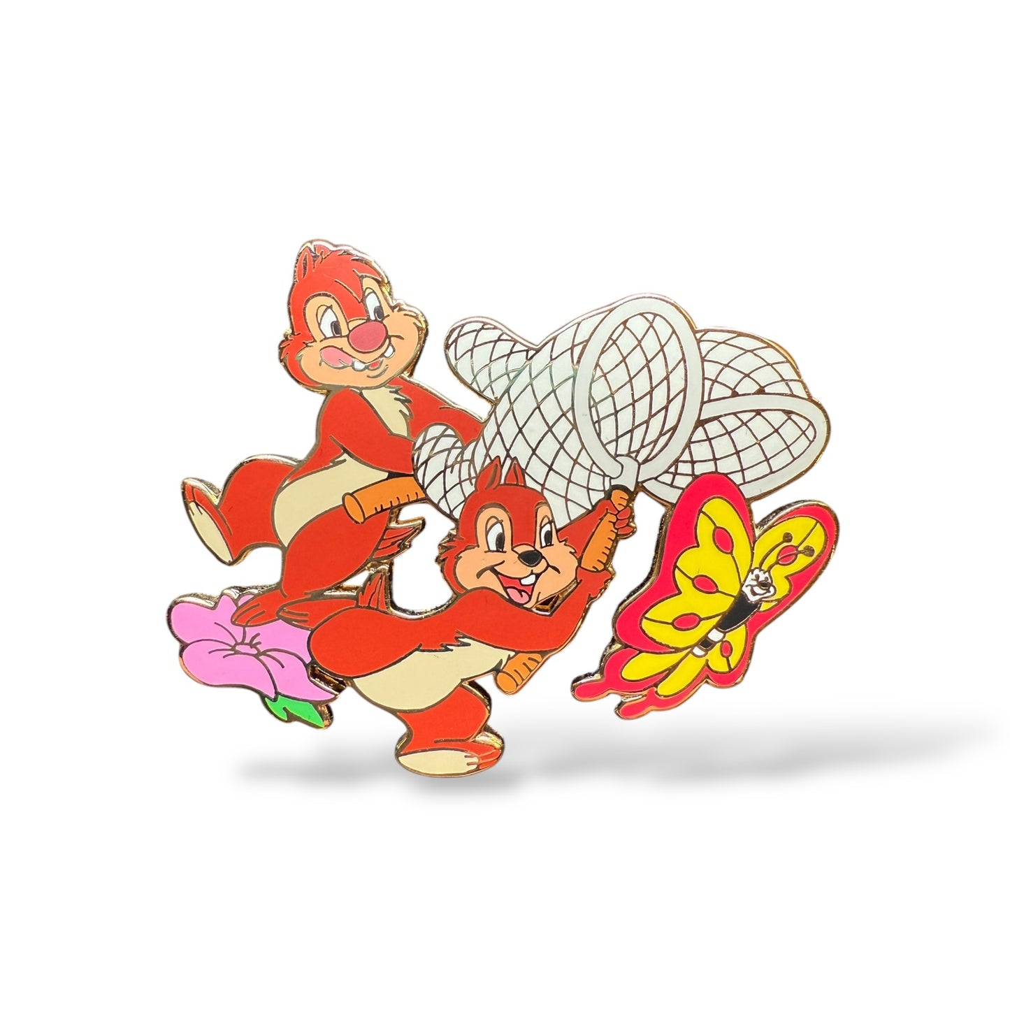 Disney Auctions Chip n' Dale With Butterfly Pin