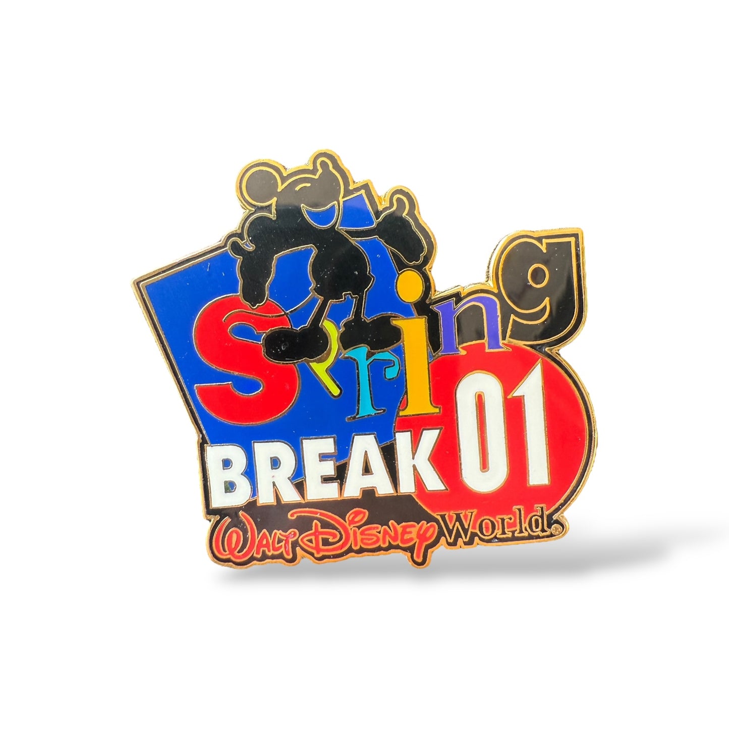 WDW Mickey Mouse Spring Break 2001 Pin