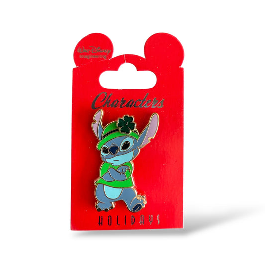 WDI Stitch Holidays Stitch St. Patrick's Day Pin