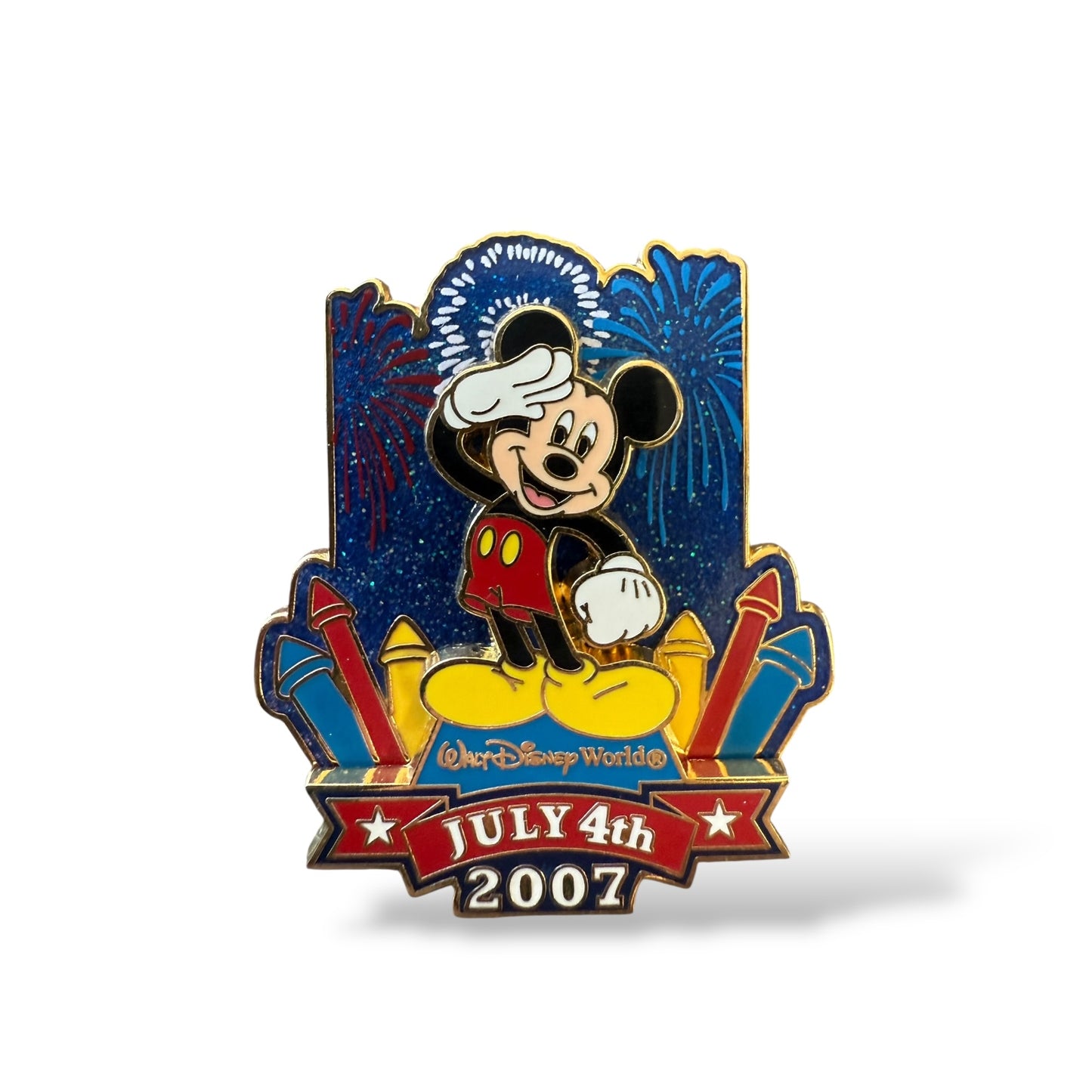 WDW July 4th 2007 Mickey Mouse Pin
