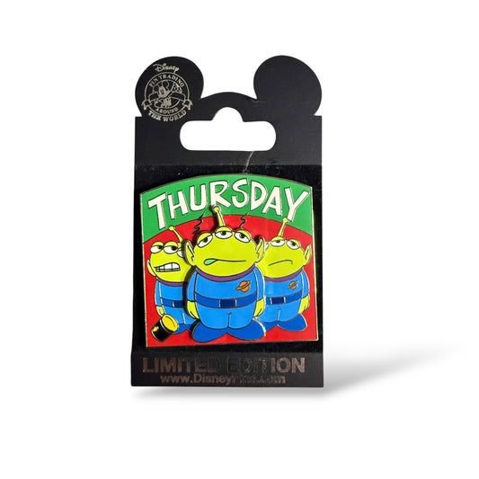 WDW Spotlight Little Green Men Days of the Week Thursday Pin
