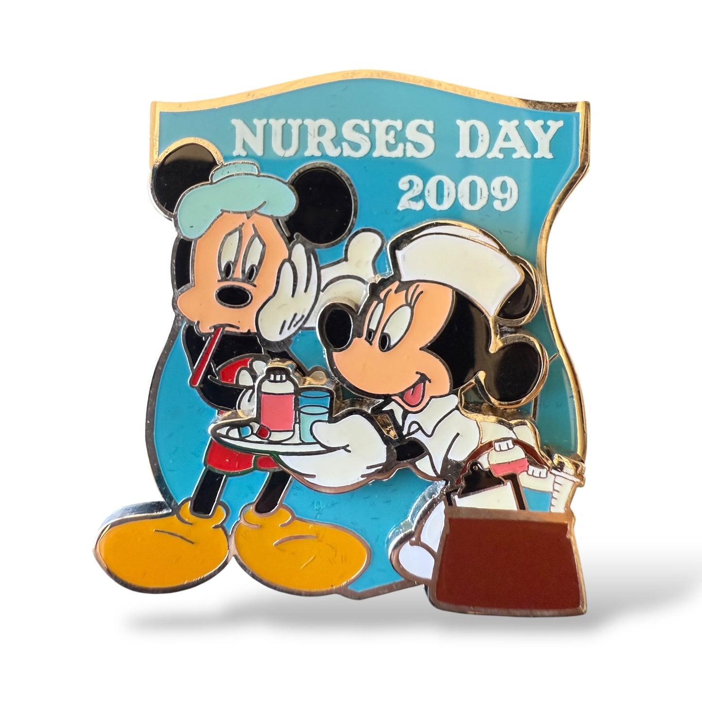 Disney Parks Nurses' Day 2009 Mickey and Minnie Pin