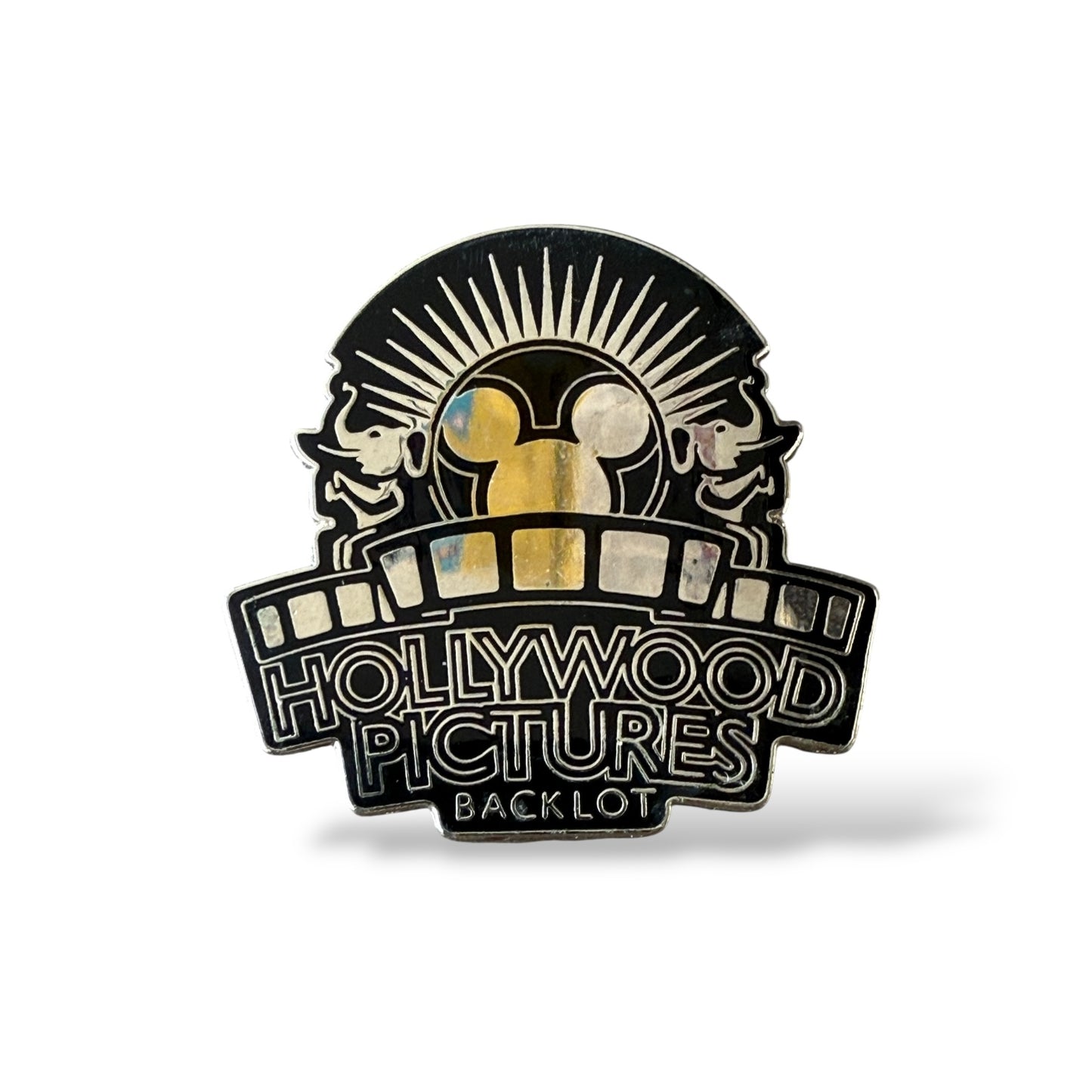 DCA Hollywood Pictures Backlot Black & Silver Pin