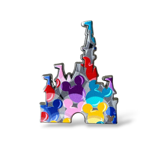 Cast Lanyard Cinderella Castles Balloons Hidden Mickey Pin