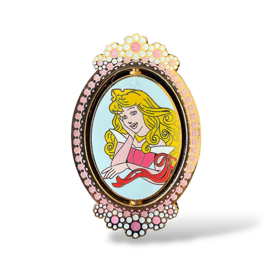 Disney Shopping Spinning Cameo Aurora Pin