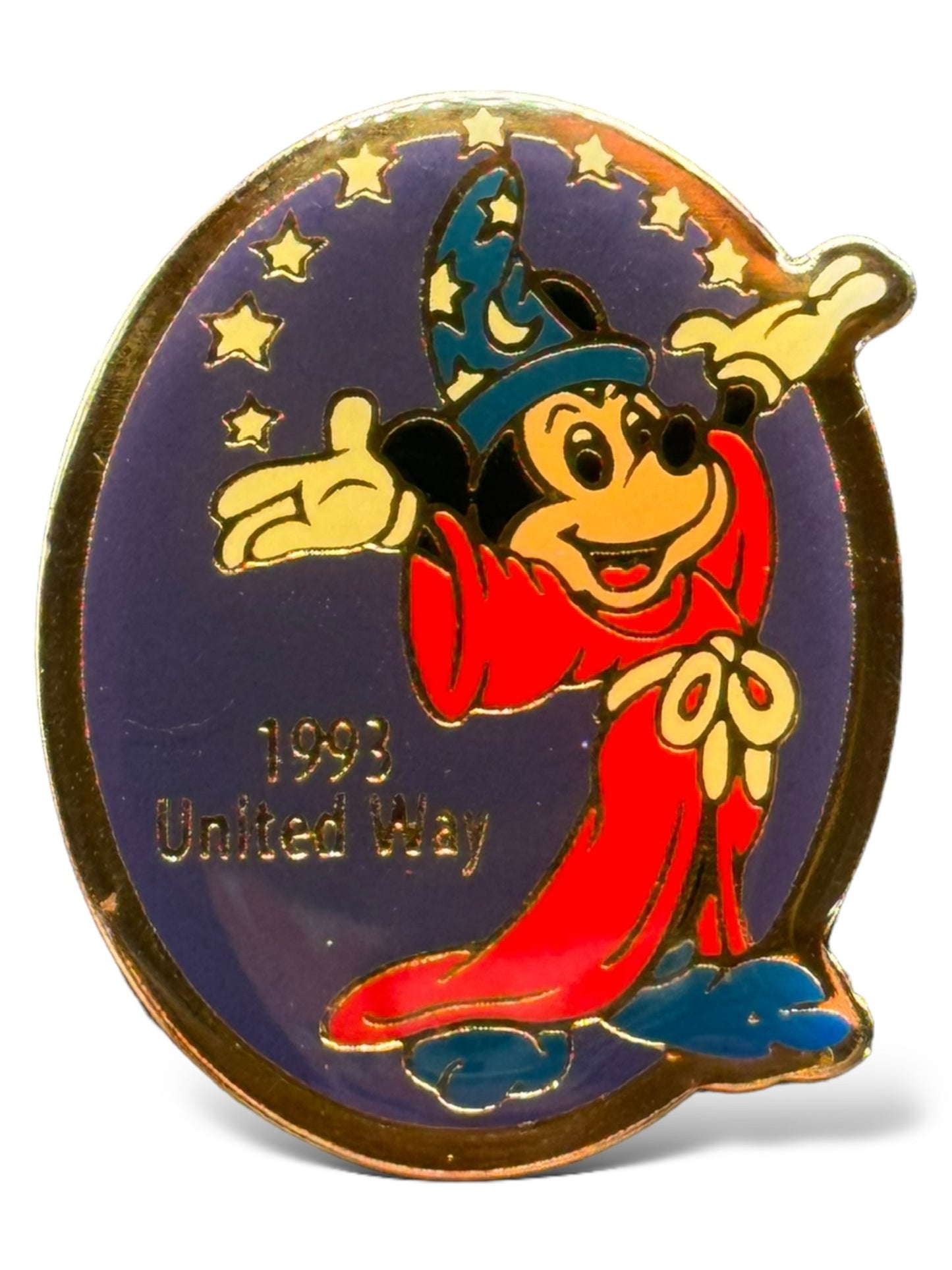 Disney Parks 1993 United Way Sorcerer Mickey Pin