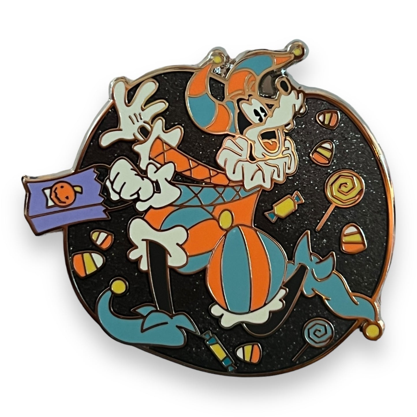 Disney Parks Halloween Goofy Jester Pin