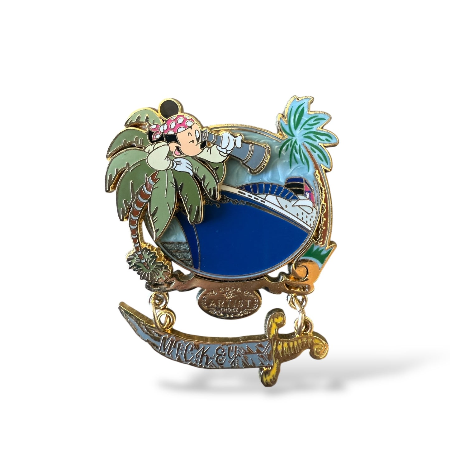 DCL Artist Choice Pirate Mickey Mouse Pin
