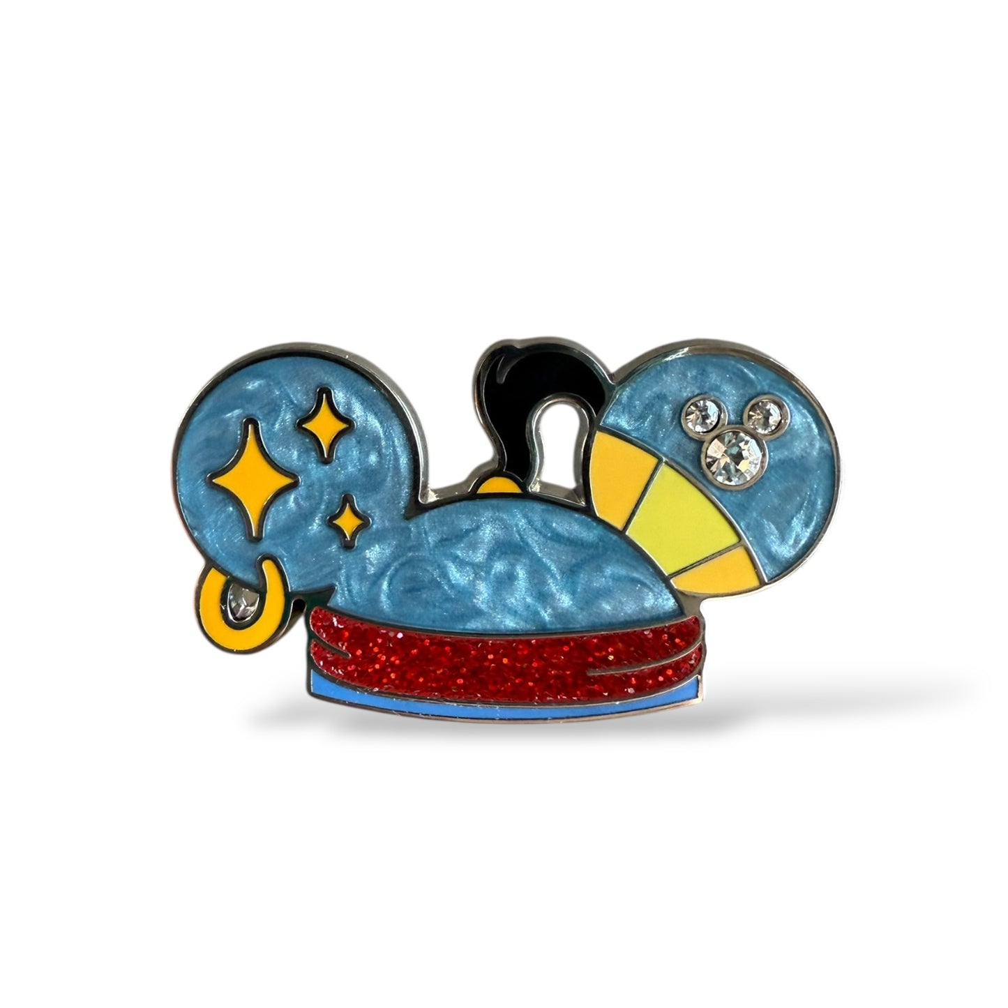Cast Lanyard Earhats Genie Chaser Hidden Mickey Pin