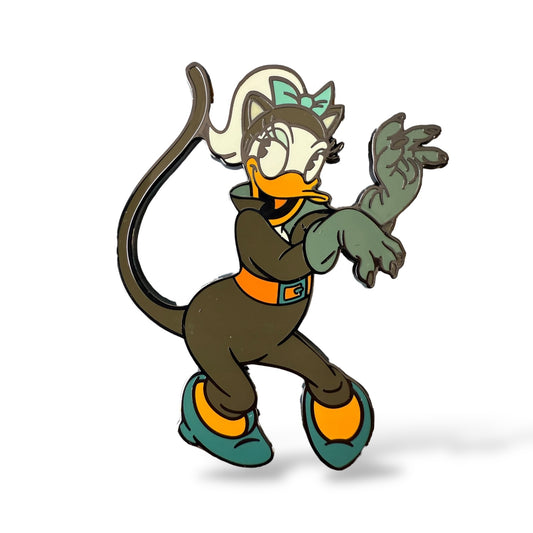 DLRP Halloween 2025 Daisy in a Black Cat Costume Pin