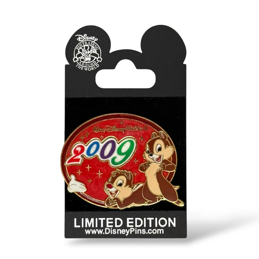 WDW White Glove Dated 2009 Chip n' Dale Pin