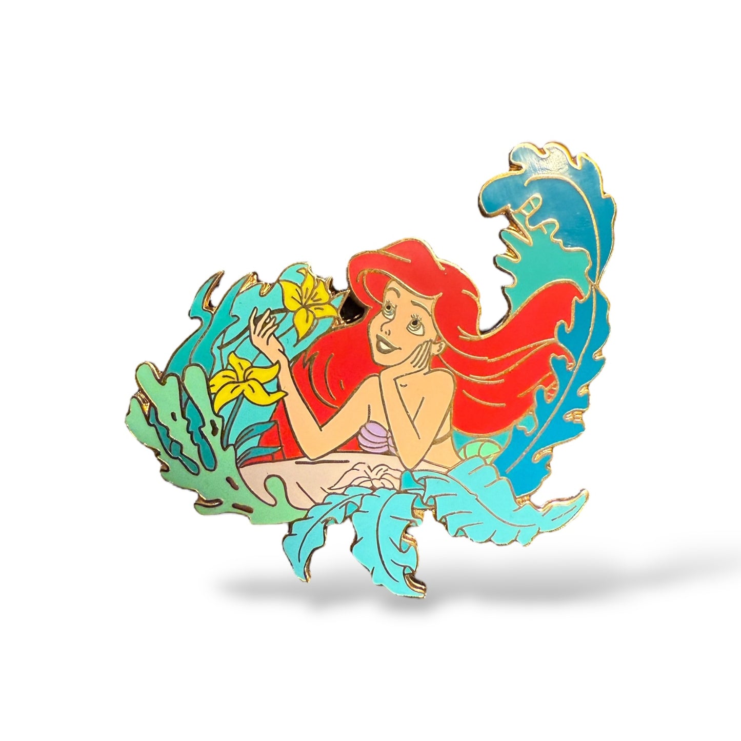 Disney Auctions Among Flowers Ariel Pin