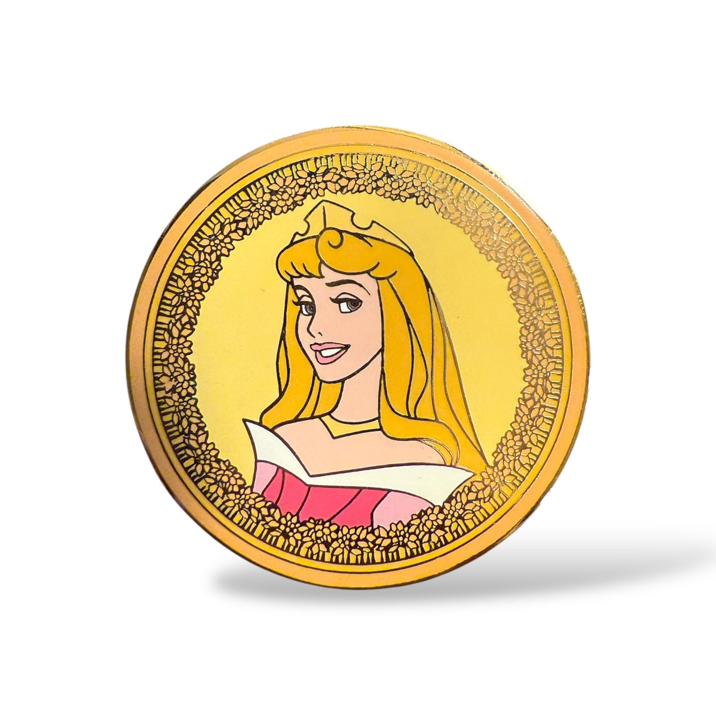 Disney Auctions Gilded Frame Aurora Pin