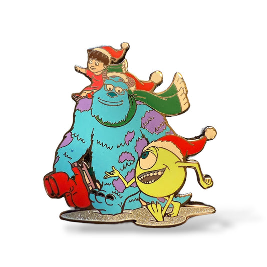 Disney Auctions Winter Mike, Sulley and Boo Pin