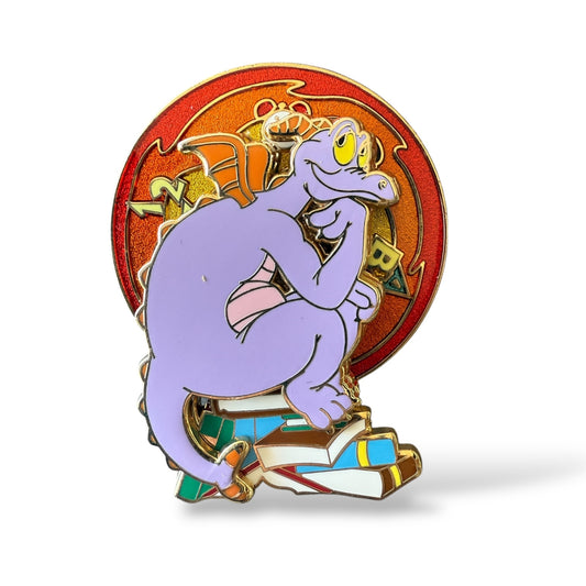WDW Museum of Pin-Tiquities Figment Thinking Spinner Pin
