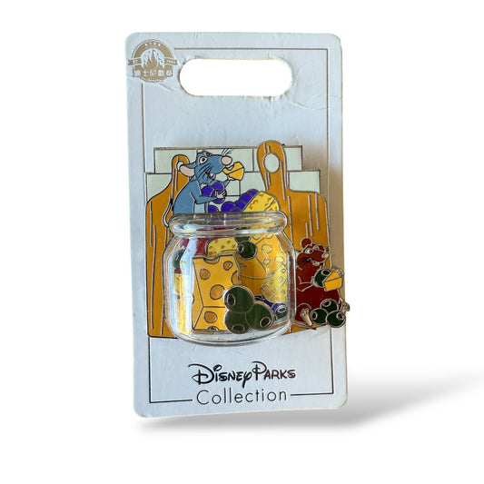 Disney Parks Magical Collections Remy and Emile 3D Jar Pin