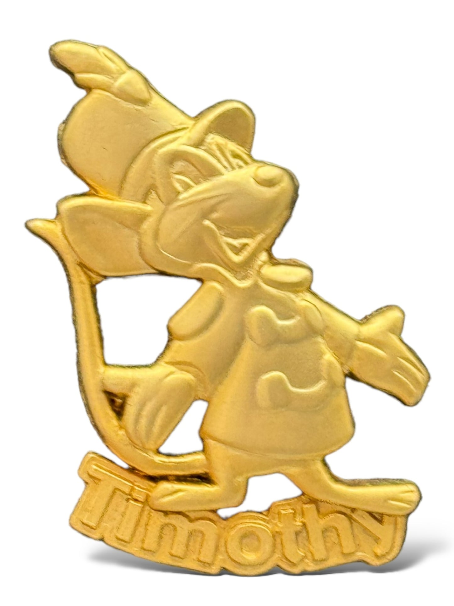 JDS 100 Relief Gold Tone Timothy Pin