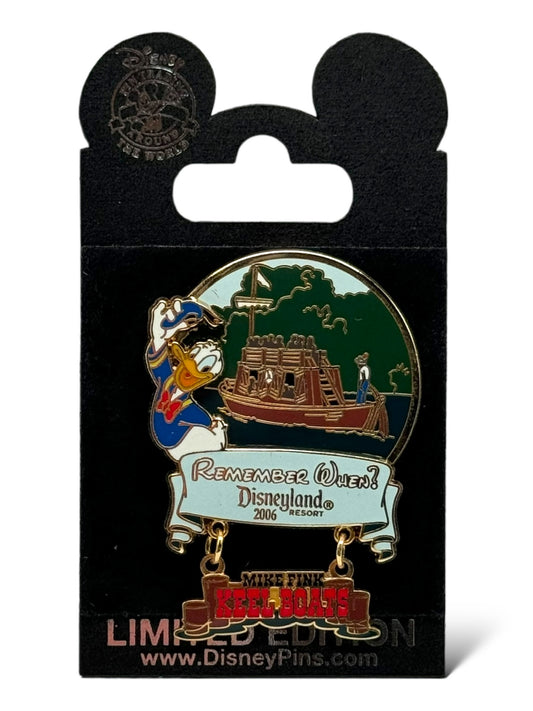 DLR Remember When Mike Fink Keel Boats Donald Duck Pin