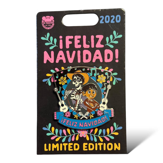 DLR Coco and Hector Feliz Navidad Pin