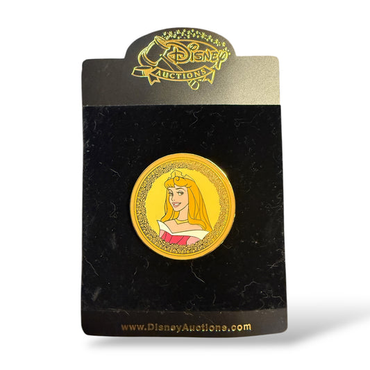 Disney Auctions Gilded Frame Aurora Pin