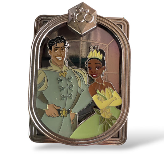 DEC Disney 100 Tiana and Prince Naveen Pin