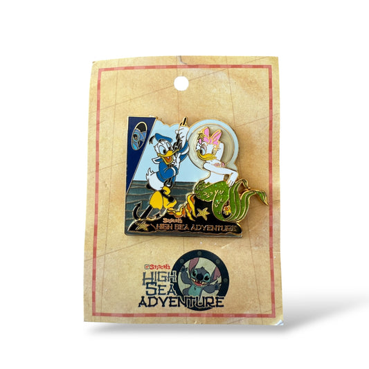 DCL Stitch's High Sea Adventure Mermaid Daisy Pin