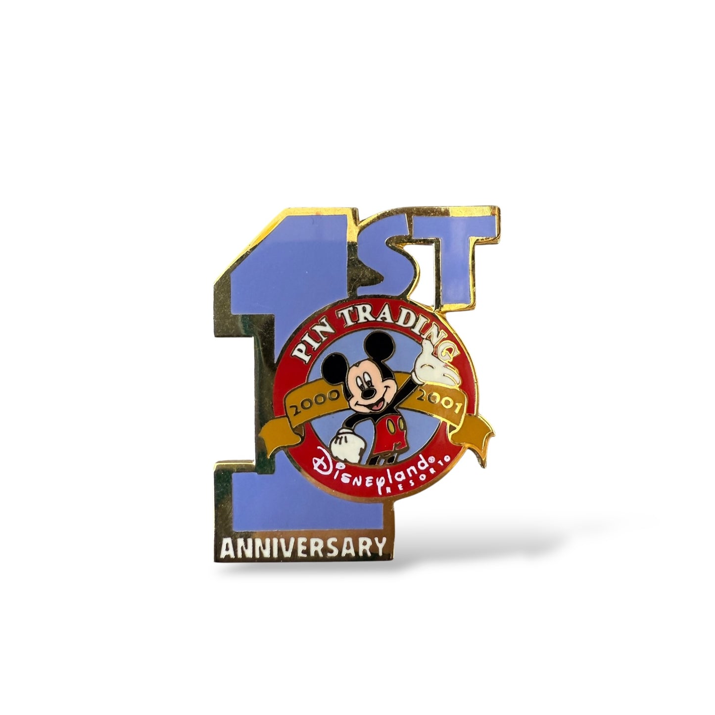 DLR Disneyland First Anniversary Pin Trading Pin