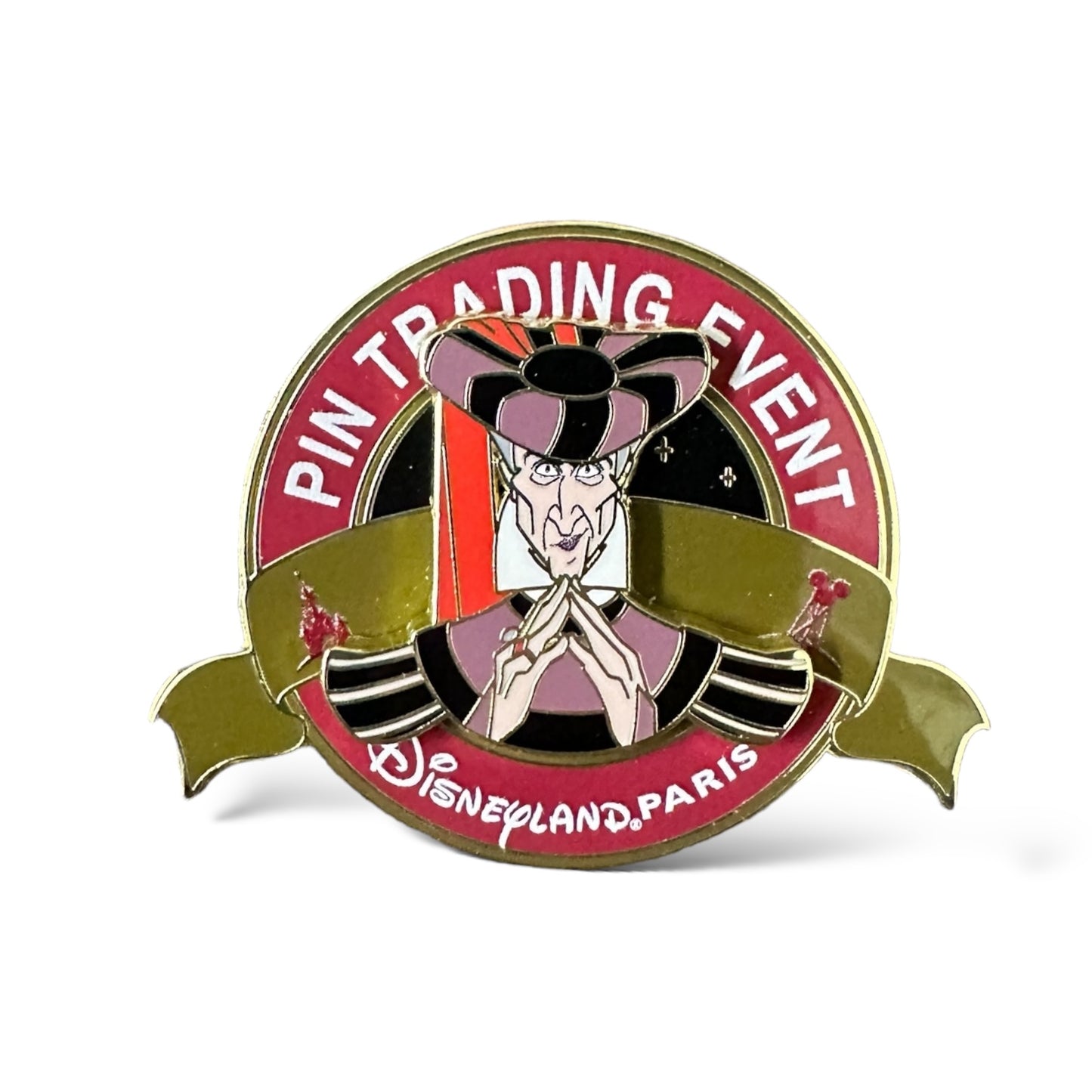 DLRP Pin Trading Event Villains I See You Frollo Pin
