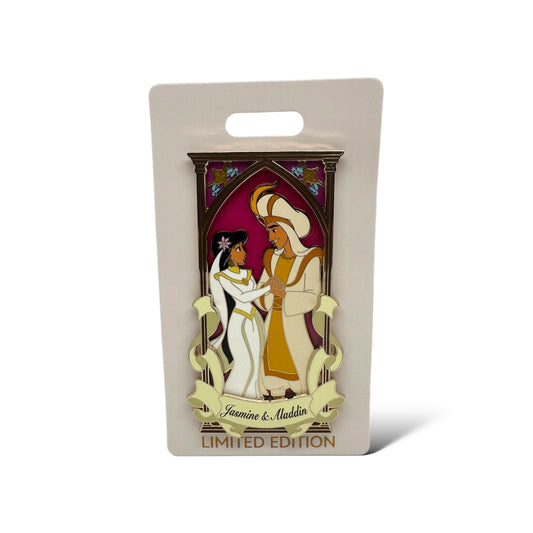 WDI Wedding Portrait Aladdin and Jasmine Pin